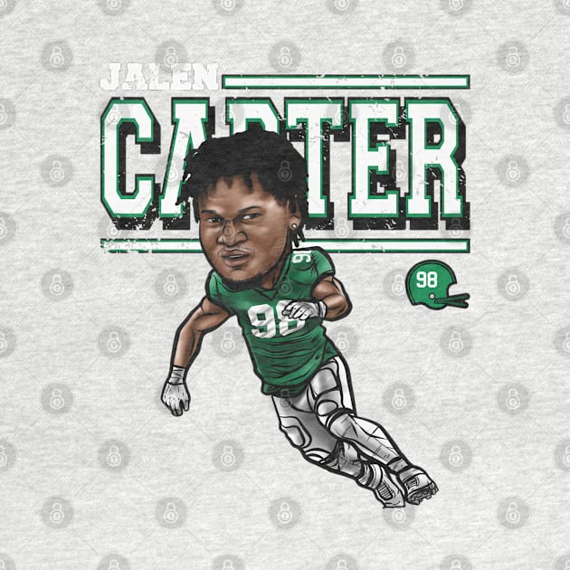 Jalen Carter Philadelphia Cartoon by danlintonpro